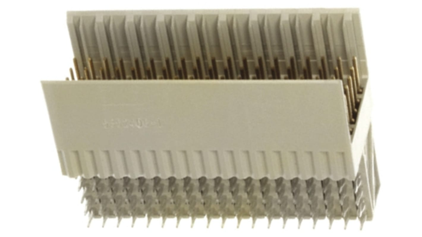 TE Connectivity, Z-PACK HM 2mm Pitch Hard Metric Type B Backplane Connector, Male, Right Angle, 19 Column, 5 Row, 95 Way