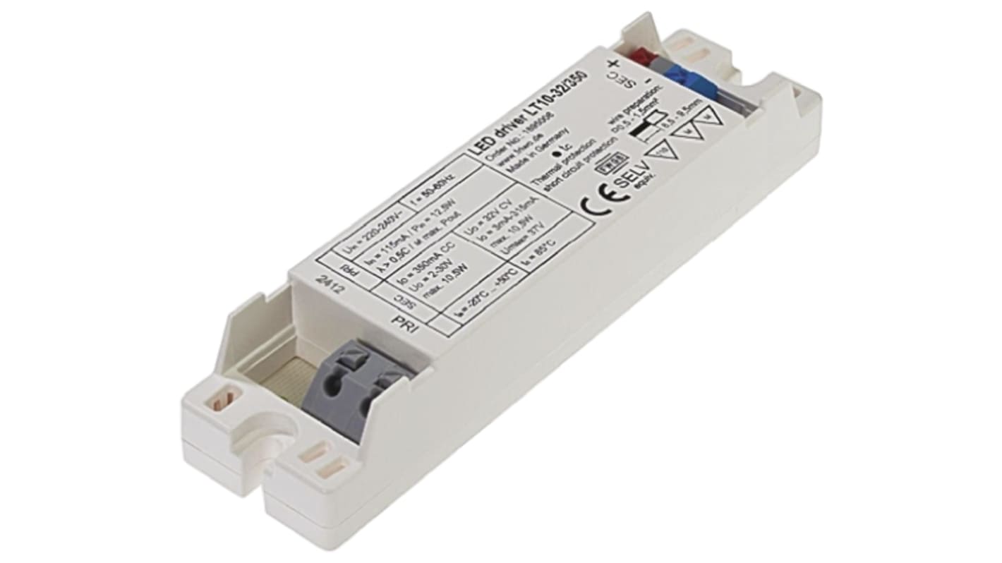 Friwo, 2 → 32V Output, 13W Output, 30 → 350mA Output, Constant Current / Constant Voltage