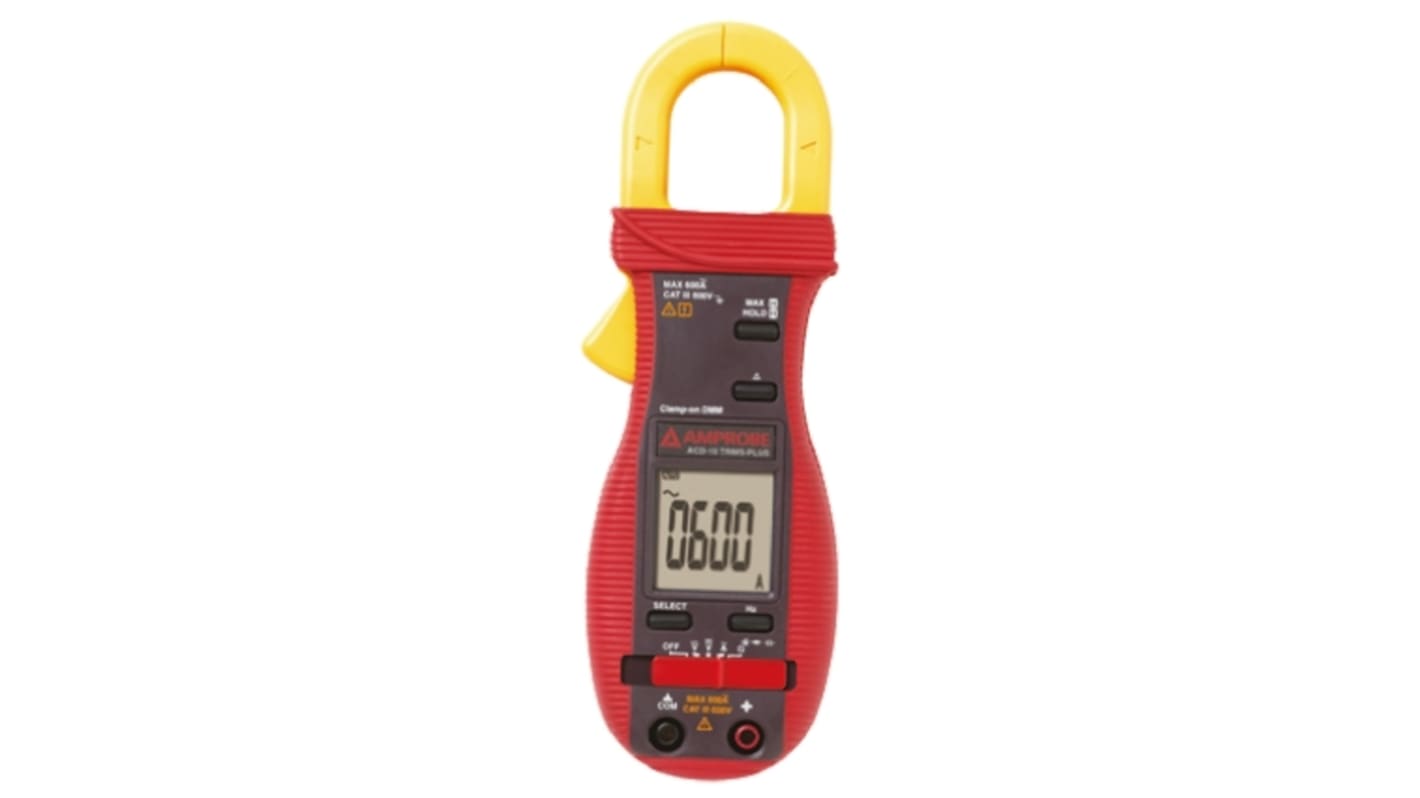 Amprobe ACD-10 PLUS Clamp Meter, Max Current 600A ac CAT III 600V