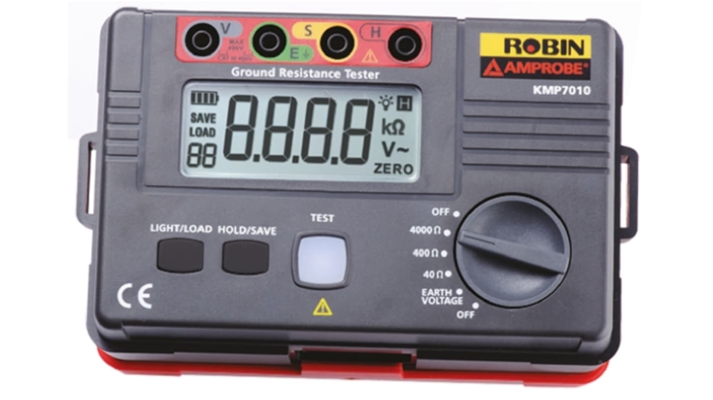 Robin-Amprobe KMP7010 Earth Tester, 4kΩ CAT III 400 V