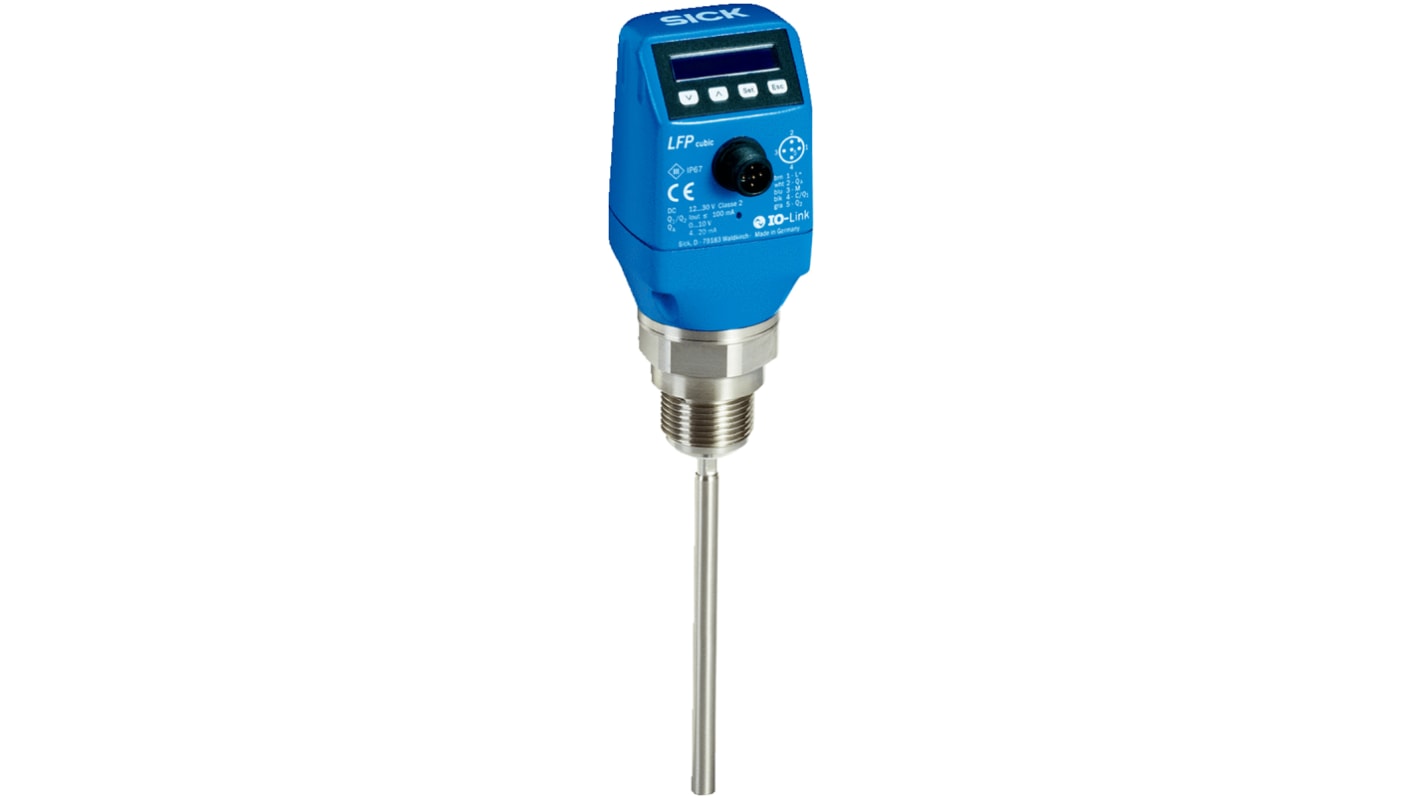 Sensore di livello SICK, montaggio Verticale, uscita 0-10V, 2 PNP, 4-20mA, NPN