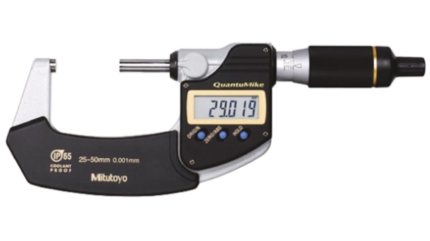 Micrómetro Mitutoyo ±1 μm 0,001 mm Métrico Con calibración UKAS