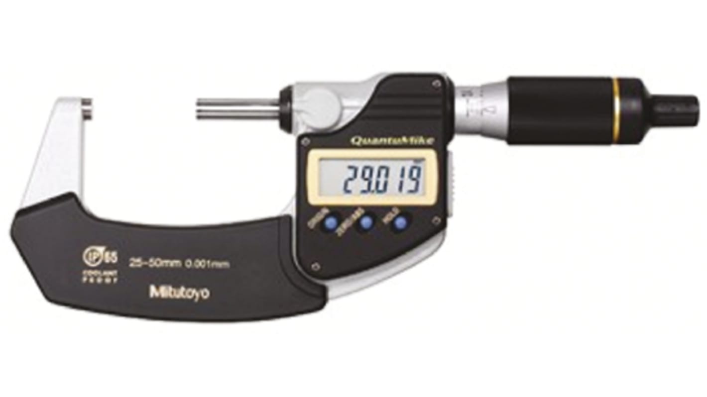 Micrómetro Mitutoyo ±1 μm 0,001 mm Métrico Con calibración UKAS