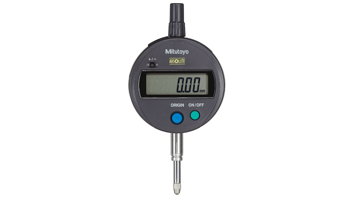 Mitutoyo 千分表 0 → 12.7 mm 精度0.003 mm 公制, SPC数据输出