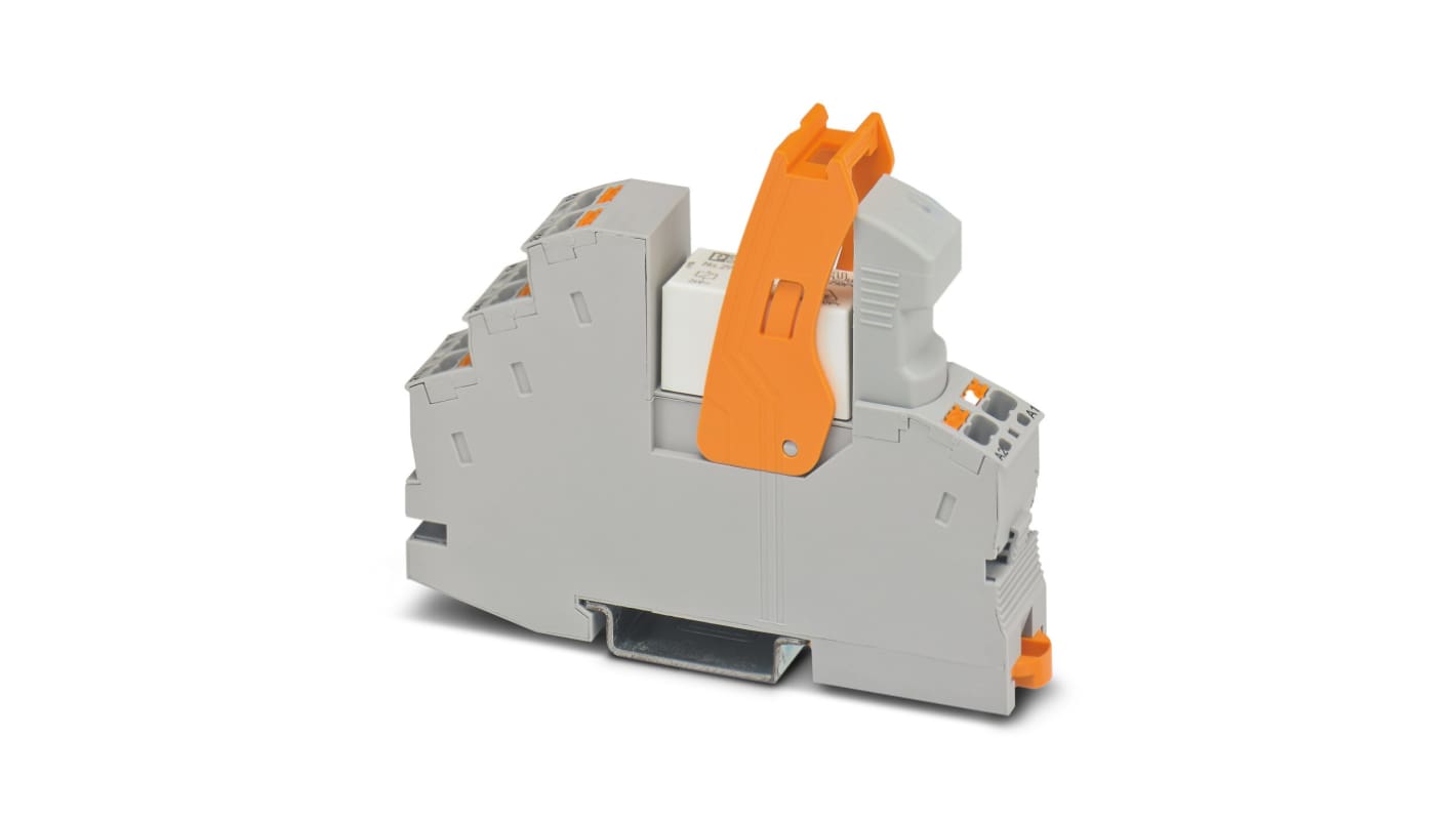 Phoenix Contact RIF-1-RPT-LV-230AC/1X21 Series Interface Relay, DIN Rail Mount, 230V ac Coil, SPDT, 1-Pole, 10A Load