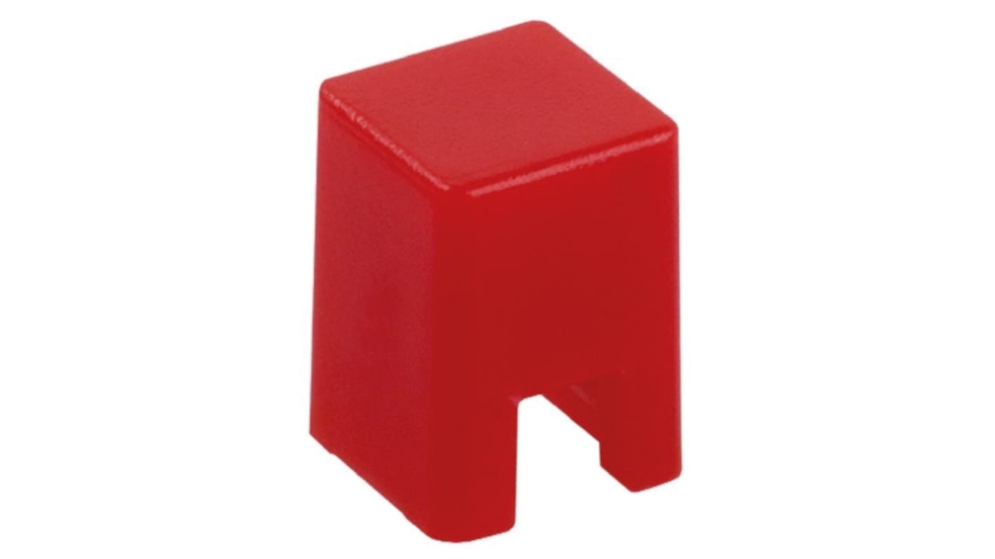 Omron Red Tactile Switch Cap for Series B3F-1000, Series B3F-3000, Series B3FS, Series B3W-1000, B32-1080
