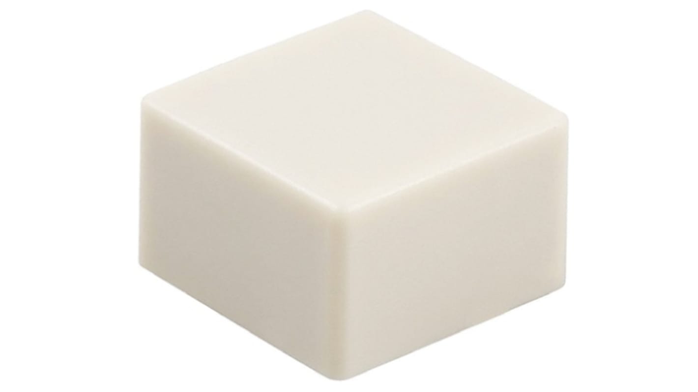 Omron Ivory Tactile Switch Cap for Series B3F-4000, Series B3F-5000, Series B3W-4000, B32-1200