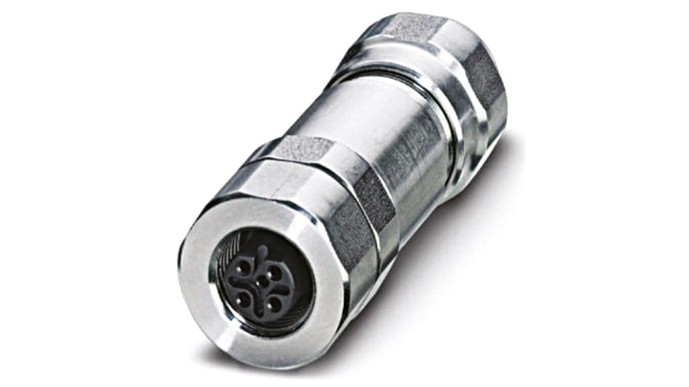 Phoenix Contact Circular Connector, 5 Contacts, Cable Mount, M12 Connector, Socket, Female, IP65, IP67, IP69K, SACC