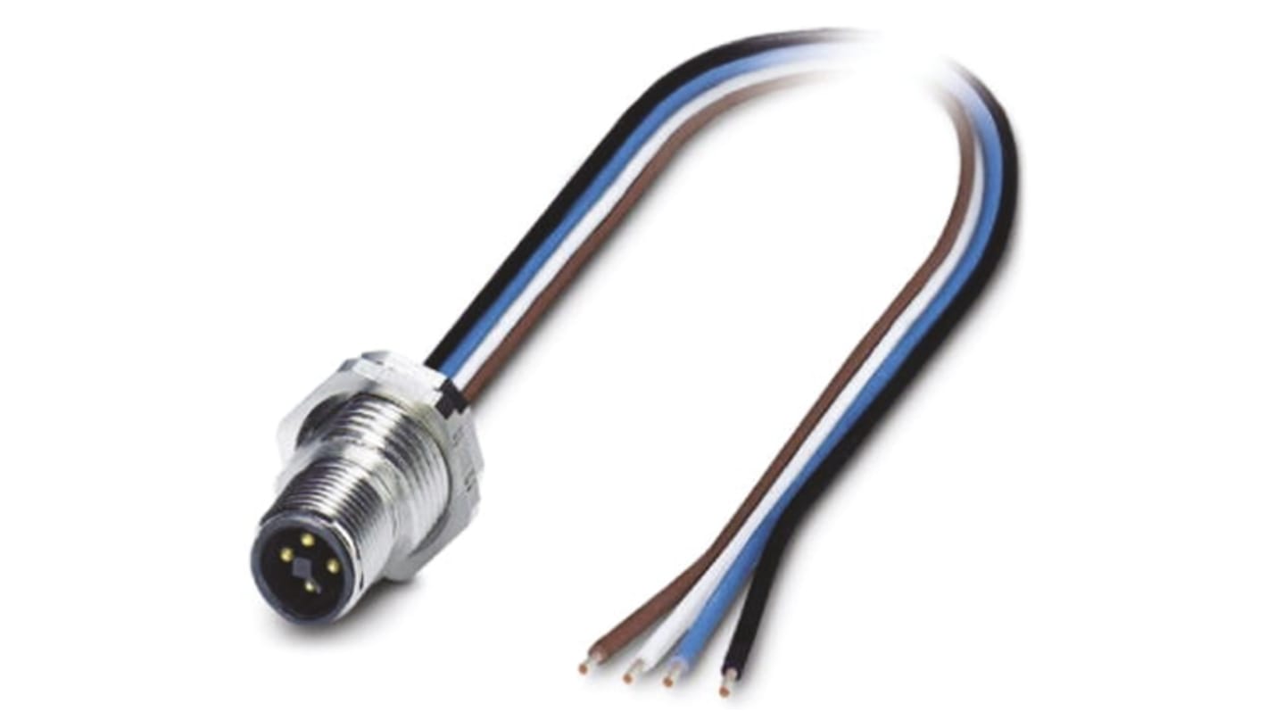 SACC-M12MS-4PL SH - Connector - 1424666 | Phoenix Contact