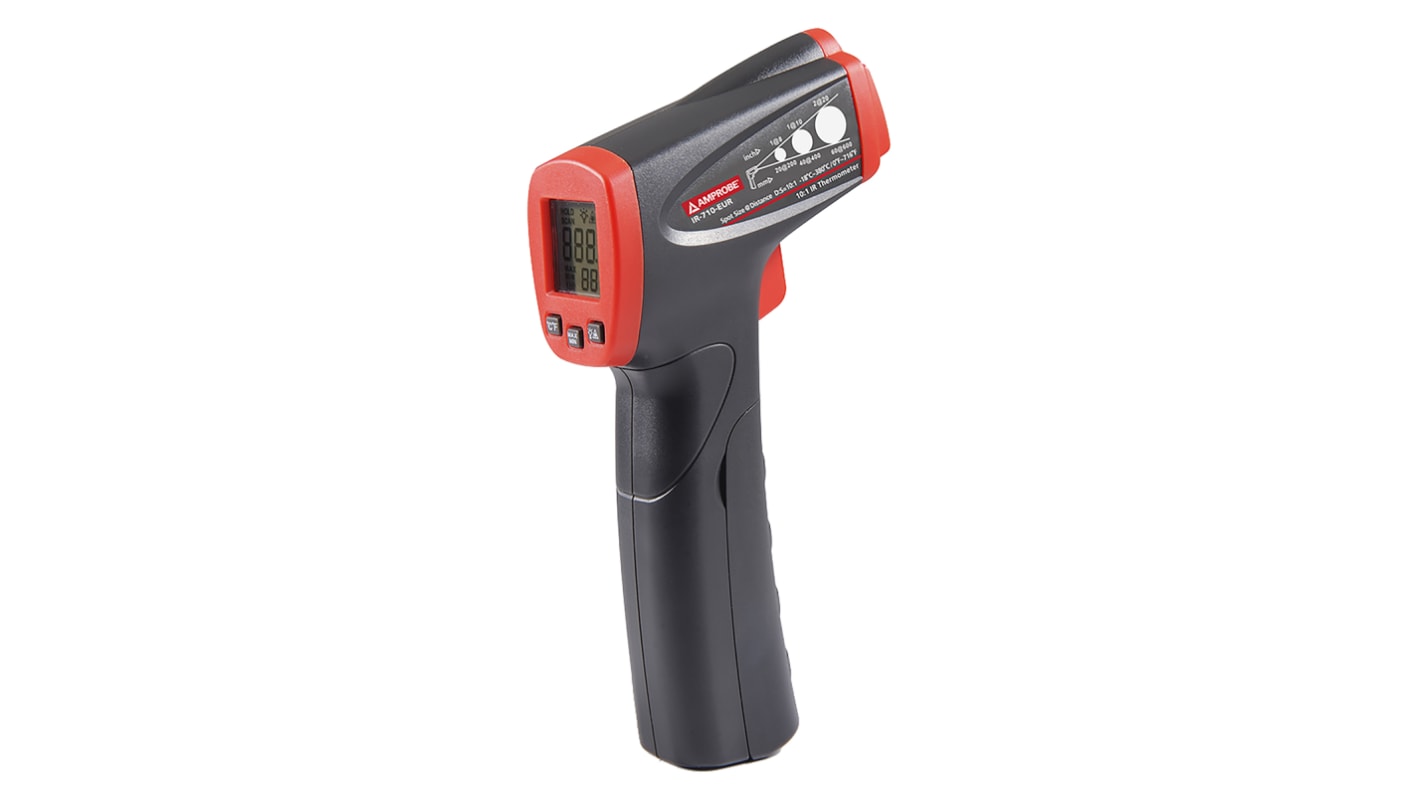 Amprobe IR-710 Infrared Thermometer, -18°C Min, ±2 % Accuracy, °C and °F Measurements With RS Calibration