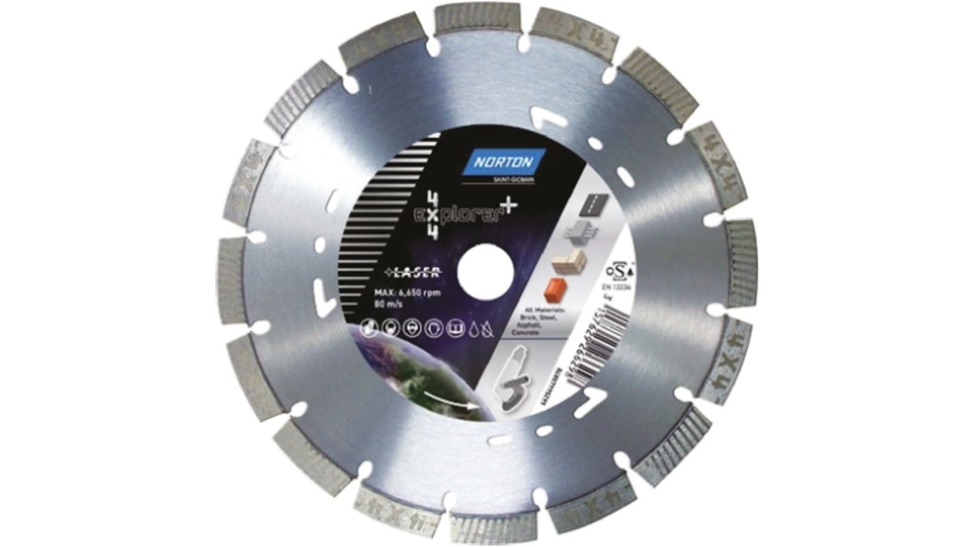 Norton Diamond Cutting Disc, 125mm