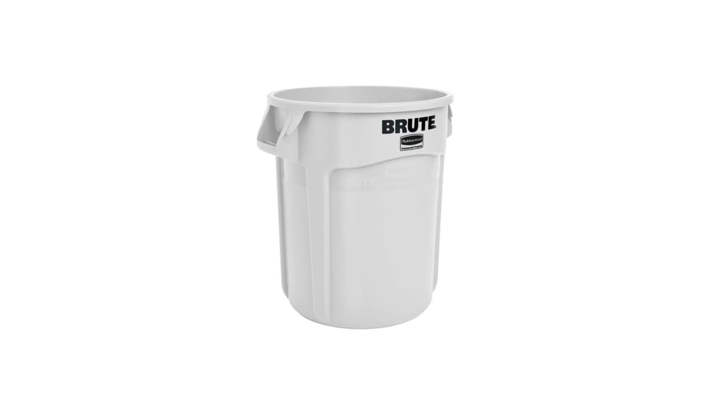 Rubbermaid Commercial Products Brute 75L White PE Waste Bin