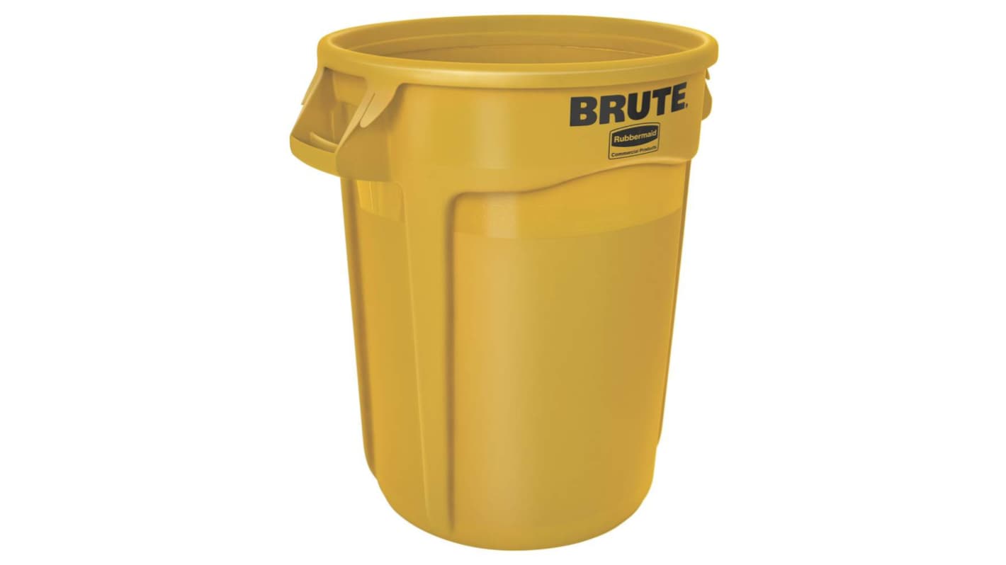 Rubbermaid Commercial Products Brute 121L Yellow PE Waste Bin