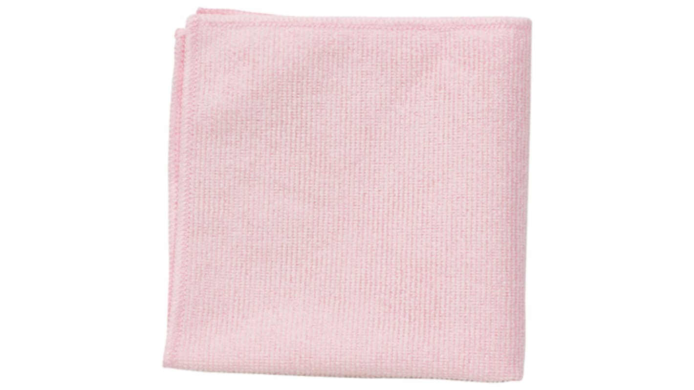 Rubbermaid Commercial Products Professional Microfibre Red Cloths for General Cleaning, Wet & Dry Use, Bag of 120, 406