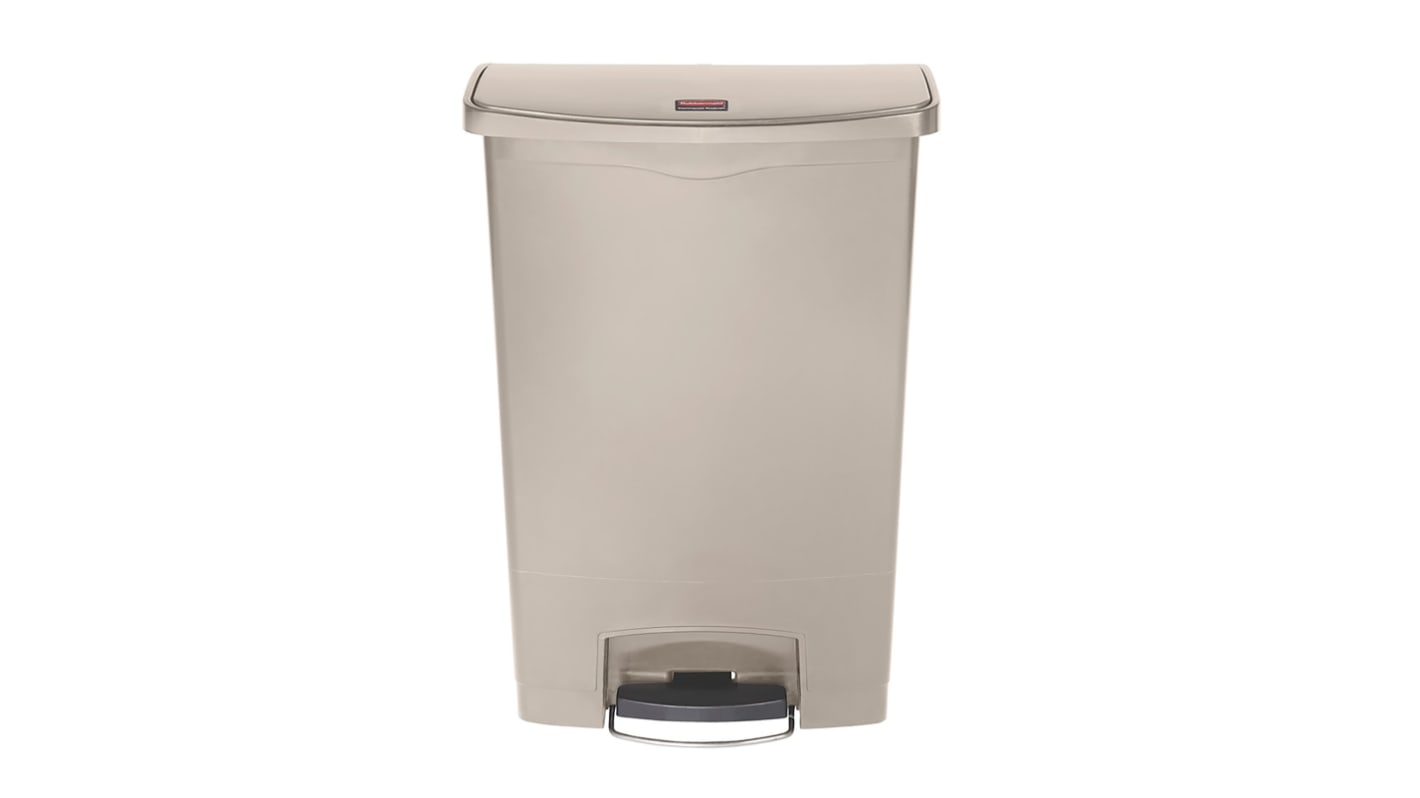 Pojemnik na odpady 90L, kolor: Beżowy, materiał: PE, PP, Rubbermaid Commercial Products