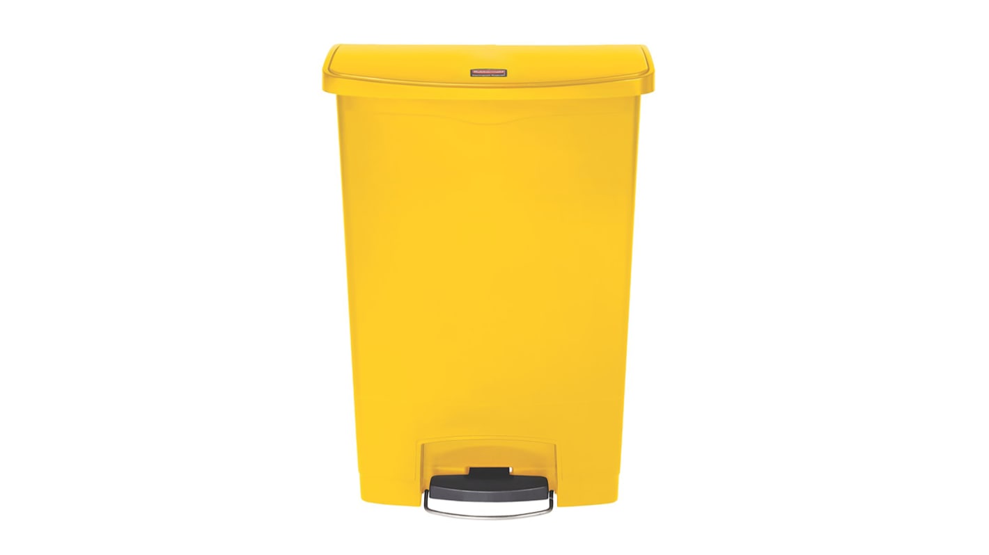 Pojemnik na odpady 90L, kolor: Żółty, materiał: PE, PP, Rubbermaid Commercial Products