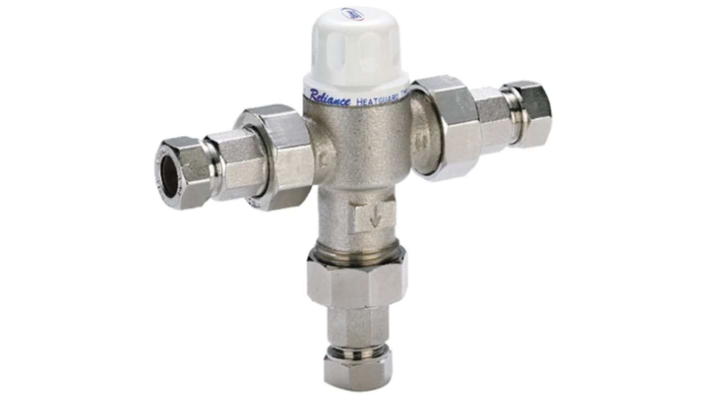 Reliance Cast Gun Metal Thermostatic Mixing Valve, 22mm BSP