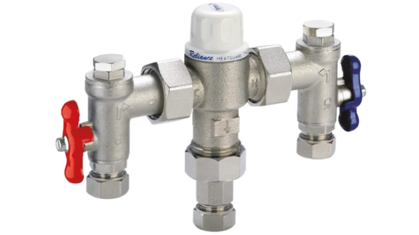 Reliance Cast Gun Metal Thermostatic Mixing Valve, 15mm BSP