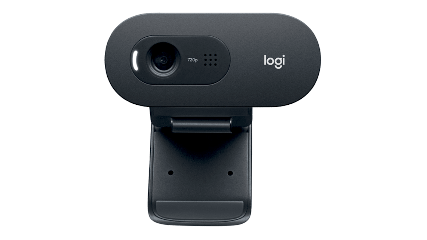 Webcam Logitech 960-001372, USB 2.0, 2MP, Resolución 1280 x 720,  Con micrófono