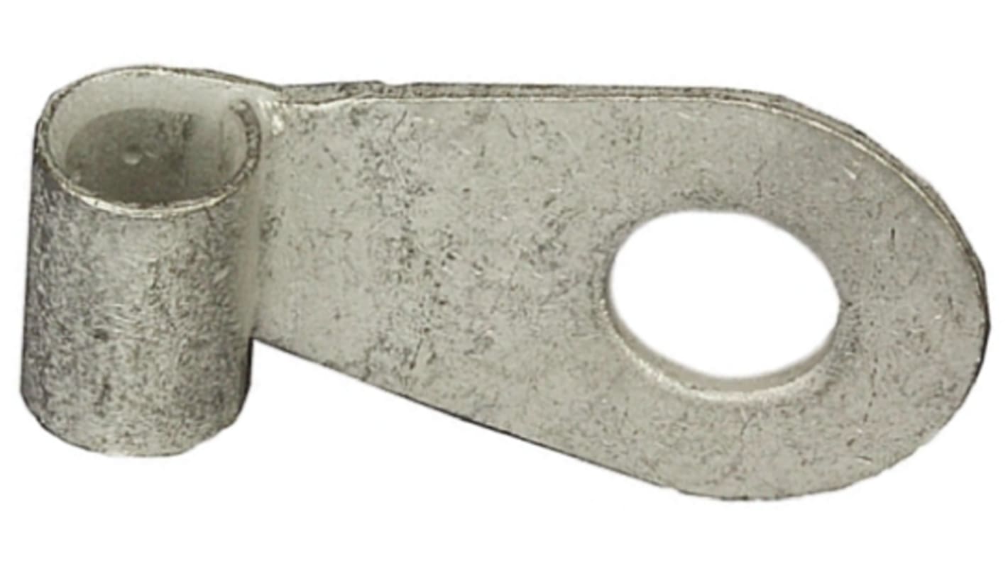 TE Connectivity, Budget Uninsulated Ring Terminal, M6 (1/4) Stud Size, 6.6mm² to 10.5mm² Wire Size