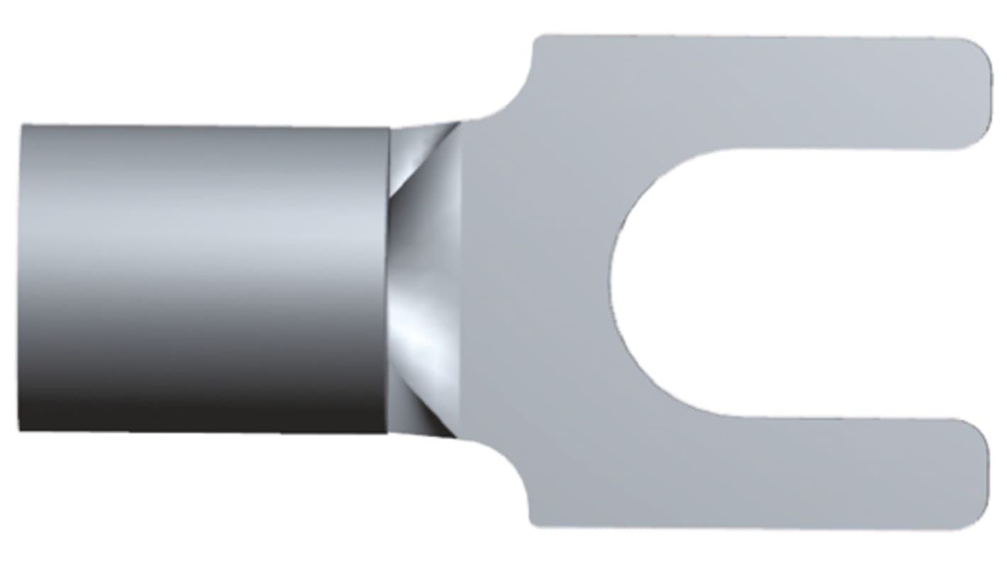 TE Connectivity, Solistrand Uninsulated Crimp Spade Connector, 1mm² to 2.6mm², 16AWG to 14AWG, M4 (#8) Stud Size