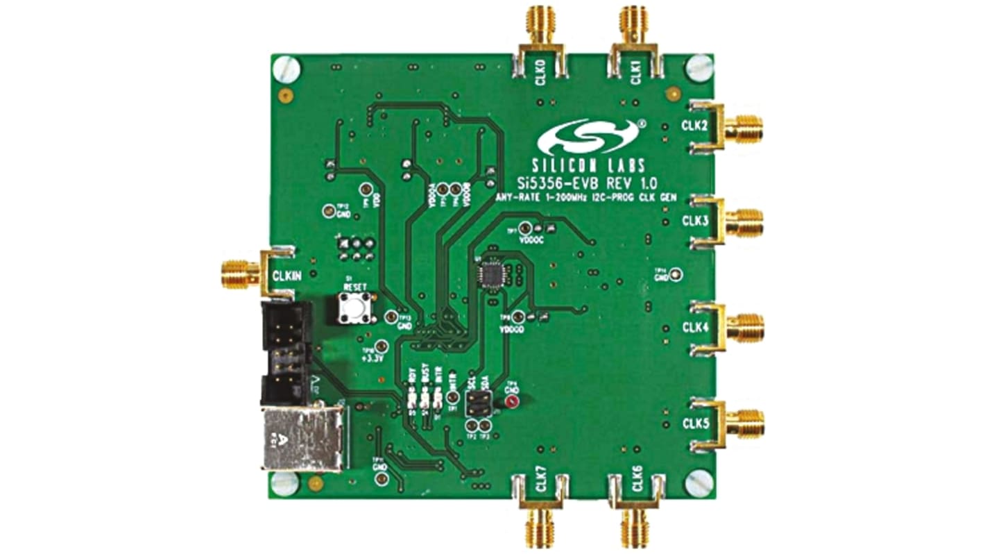 Skyworks Solutions Inc Si5356-EVB, Clock Generator Evaluation Board for Si5356