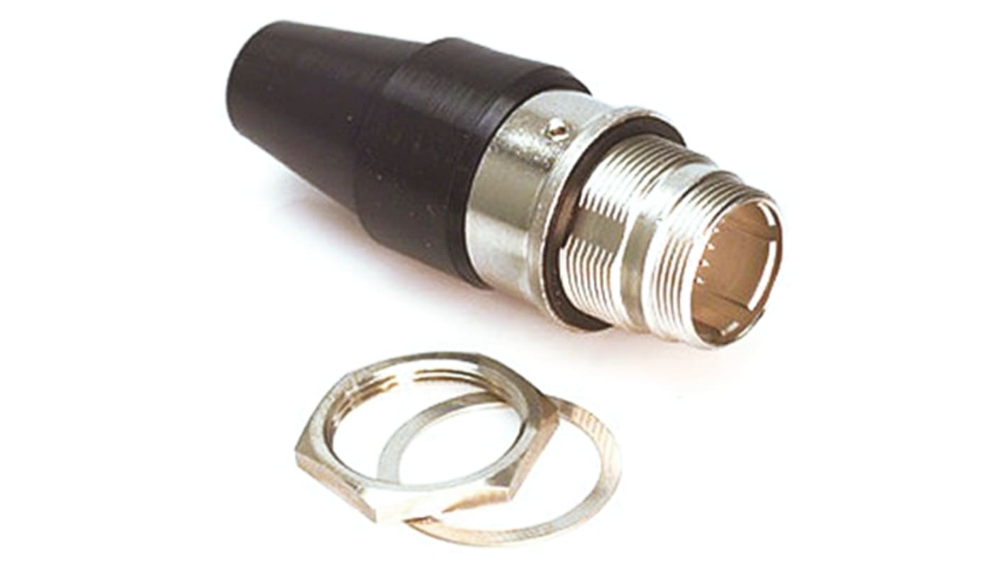 Hirose Circular Connector, 20 Contacts, Cable Mount, Miniature Connector, Plug, Male, HR22 Series