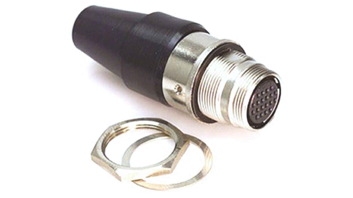 Hirose Circular Connector, 20 Contacts, Cable Mount, Miniature Connector, Socket, Female, HR22 Series