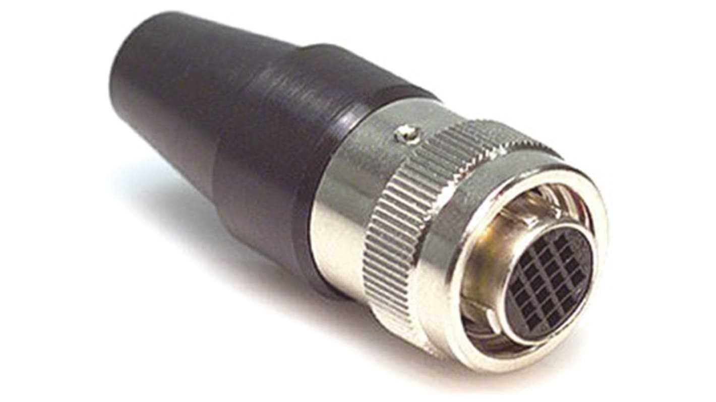 Hirose Circular Connector, 20 Contacts, Cable Mount, Miniature Connector, Plug, Female, HR22 Series