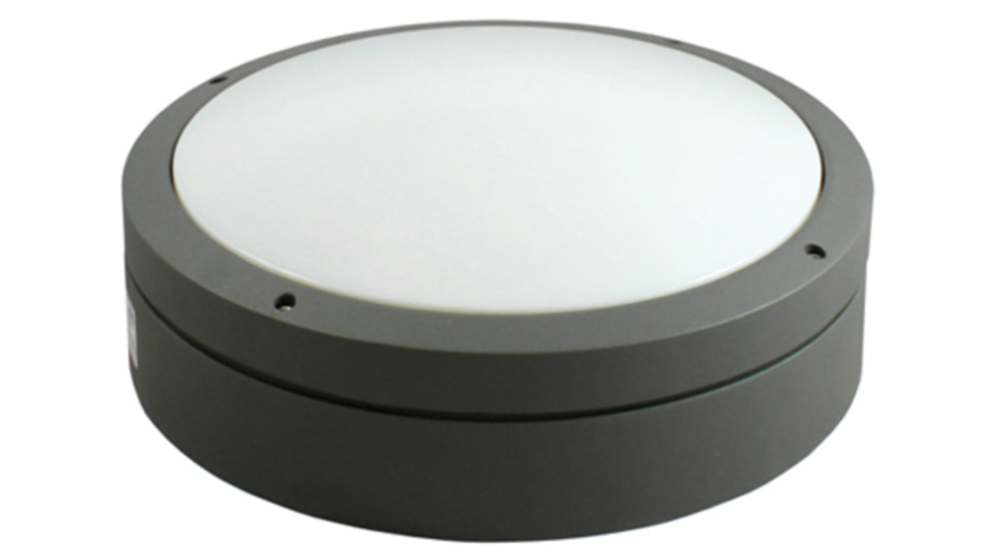 RS PRO Round LED Bulkhead Light, 15.5 W, Lamp Supplied, IP65