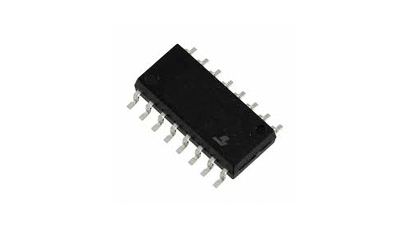 Toshiba, TLP290-4(E AC Input Transistor Output Quad Optocoupler, Surface Mount, 16-Pin SOIC