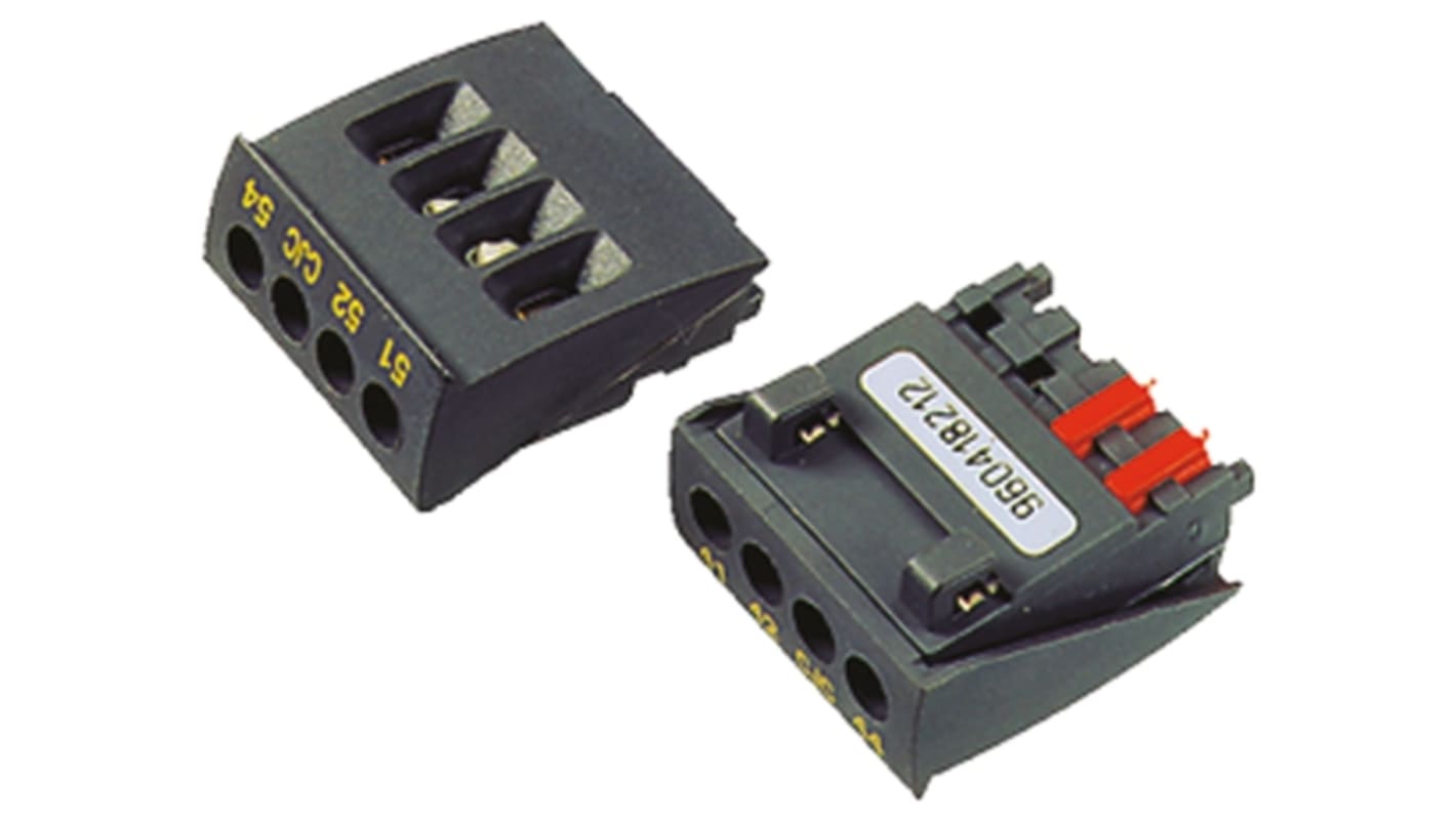 PR Electronics 导轨式接线端子, 2.5mm²CSA, 螺钉端接, 黑色, 5900系列