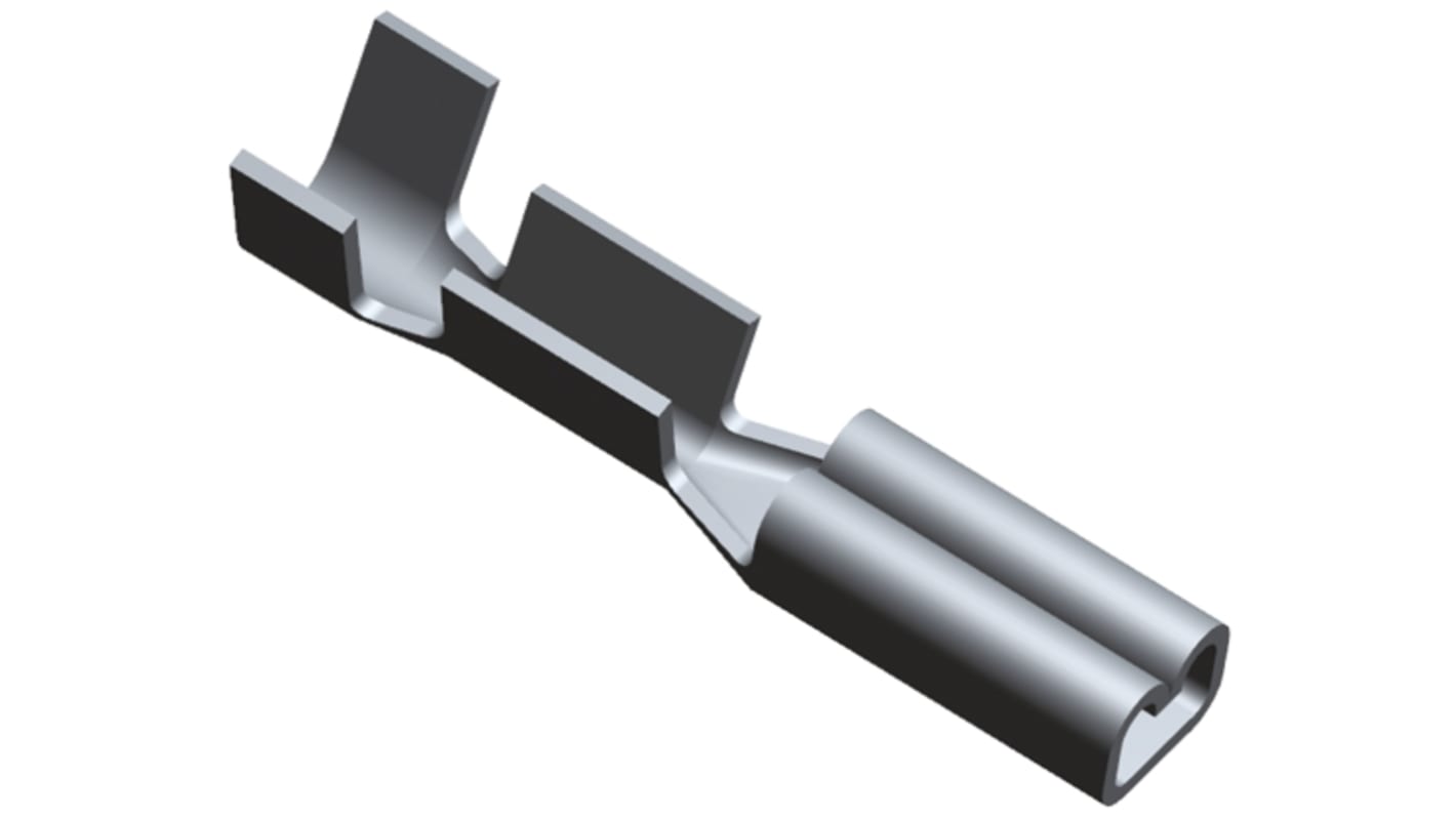 TE Connectivity FASTON .110 Insulated Female Crimp Receptacle, 1.57 x 0.79mm Tab Size, 0.2mm² to 0.6mm²