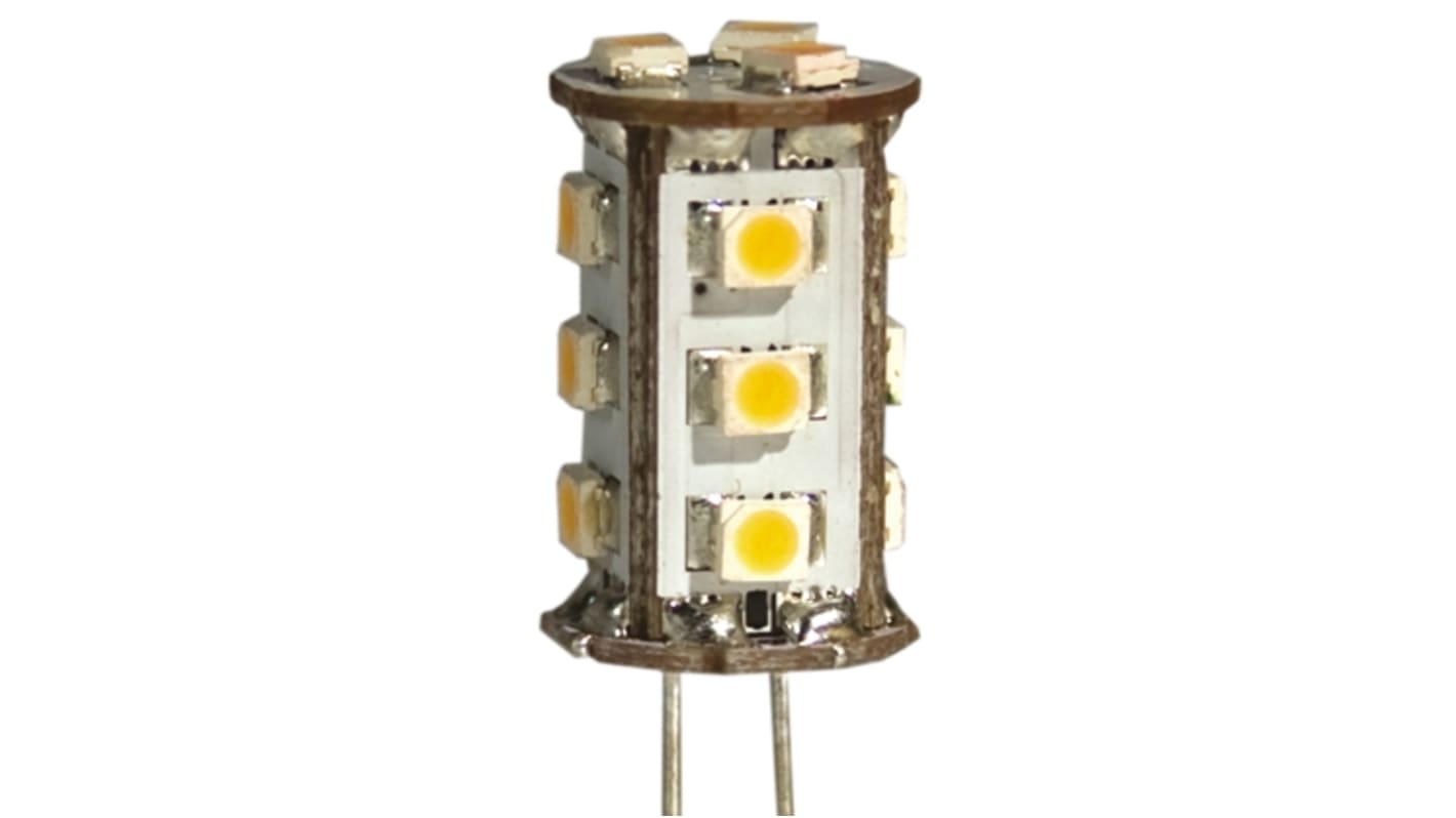 Lampada per indicatori JKL Components, lunga 36mm, Ø 13mm, Multichip con base G-4