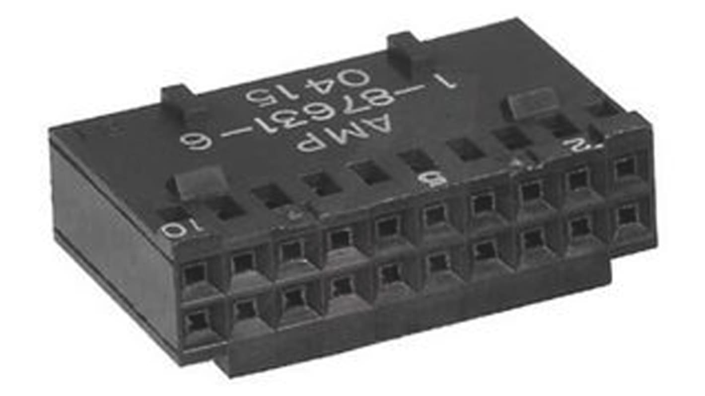 TE Connectivity, AMPMODU MOD IV Female Connector Housing, 2.54mm Pitch, 16 Way, 2 Row