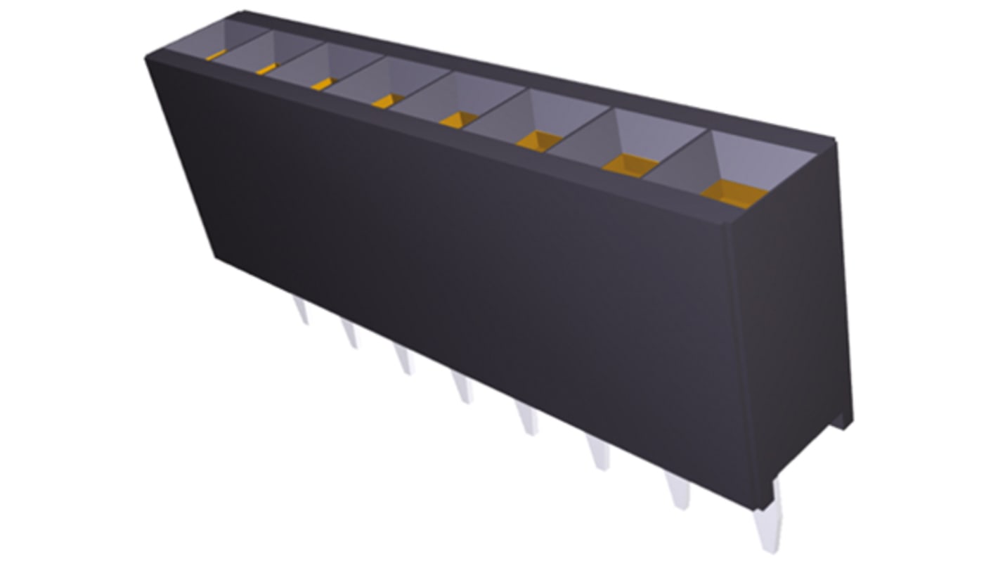Gniazdo PCB 8 -pinowe raster: 2.54mm typu płytka – płytka Proste Przewlekany