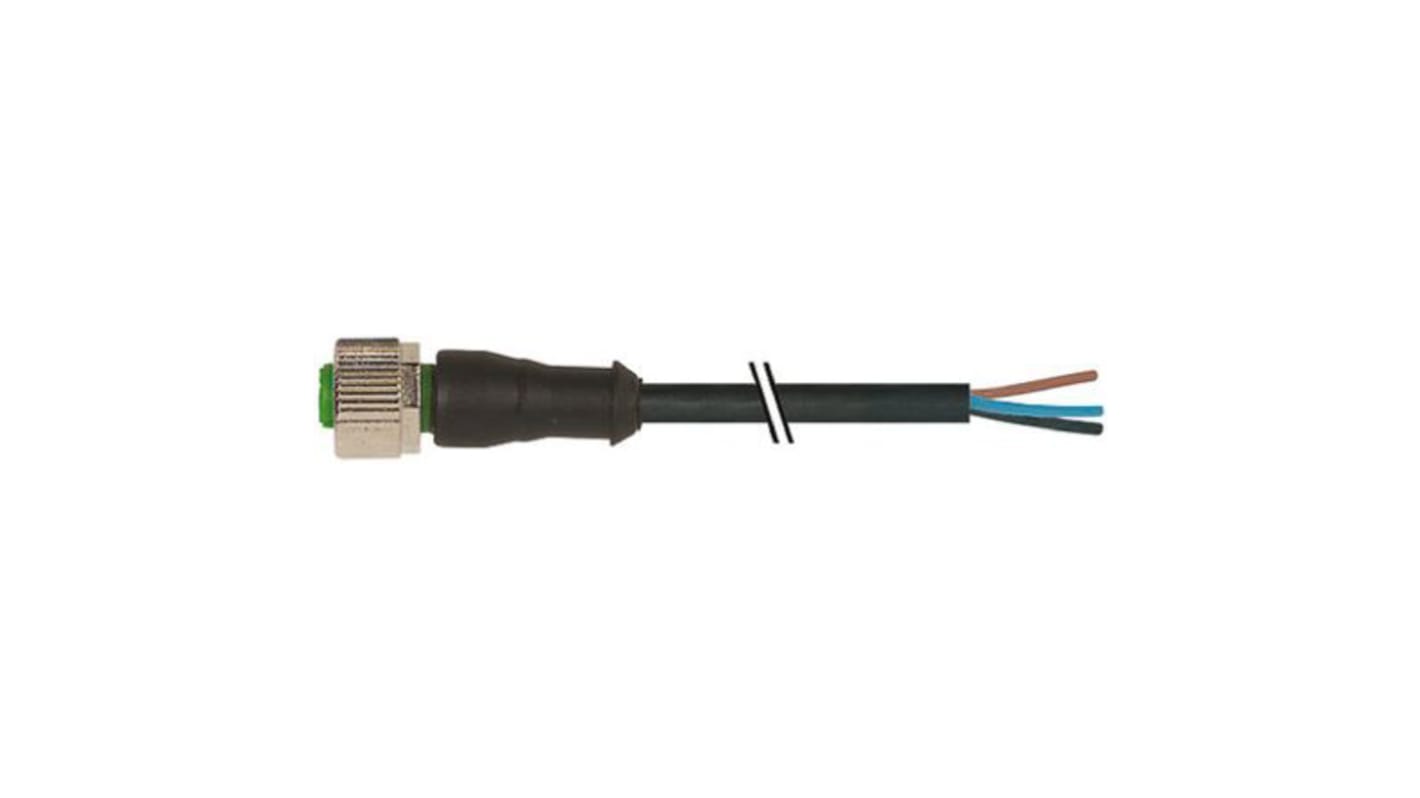 Murrelektronik Limited Straight Female 5 way M12 to Unterminated Sensor Actuator Cable, 3m