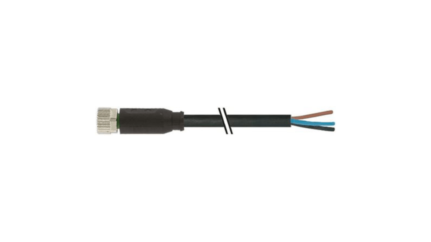 Murrelektronik Limited Straight Female 4 way M8 to Unterminated Sensor Actuator Cable, 3m