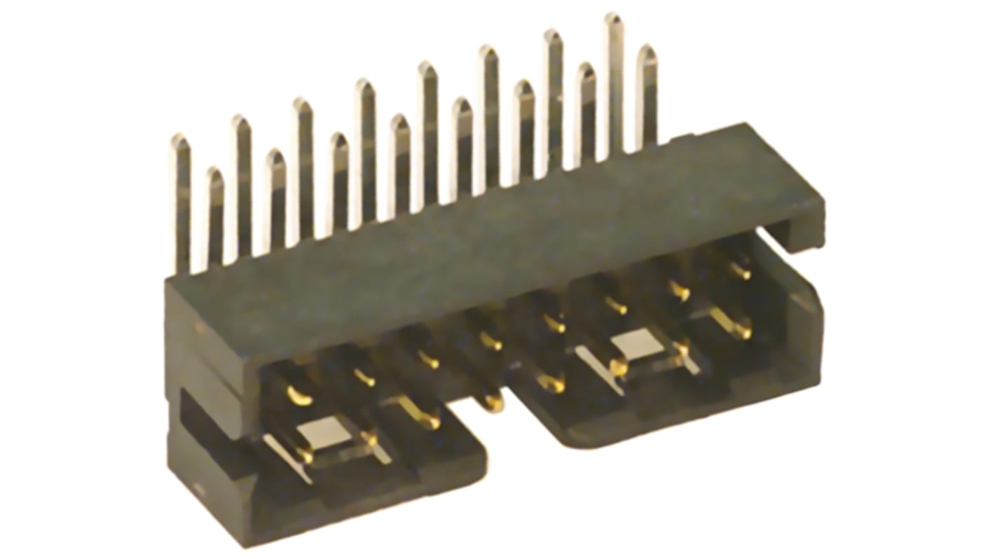 Embase pour CI Molex, Milli-Grid, 10 pôles , 2.0mm, 2 rangées , 2.0A, Angle droit