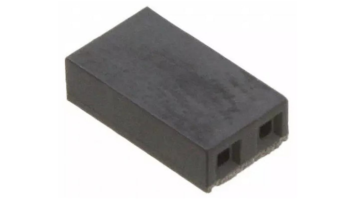 Molex, C-Grid Shunt Female Straight Black Open Top 2 Way 1 Row 2.54mm Pitch