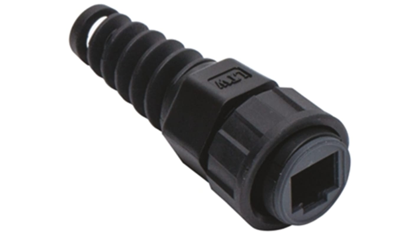 Amphenol Industrial ROP Series Male RJ45 Connector, Cable Mount Straight