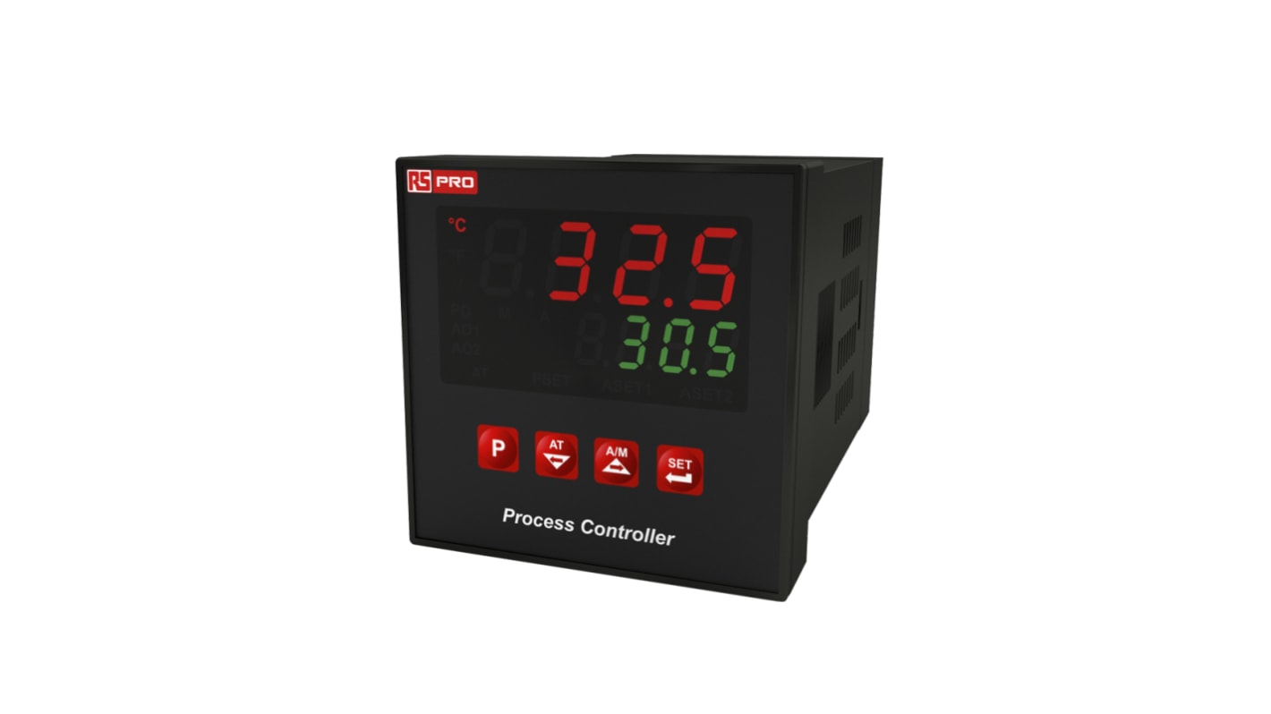 Rs-Online Termoregolatori PID RS PRO 100 → 240 V c.a. 72 x 72mm 3 uscite Relè SSR