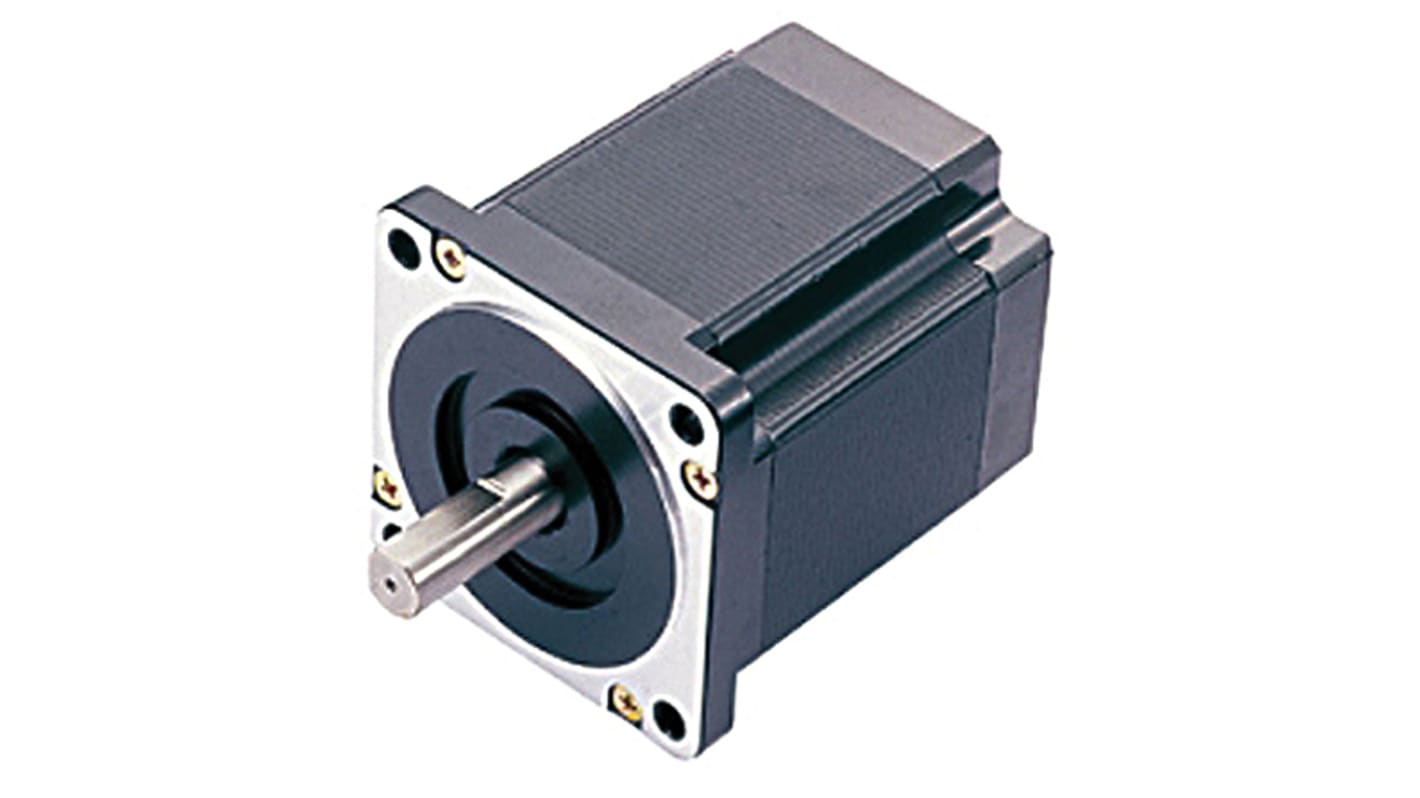 RS PRO Stepper Motor, 1.96Nm Torque, 4.4 V, 1.8°, 85.8 x 85.8mm Frame, 14mm Shaft