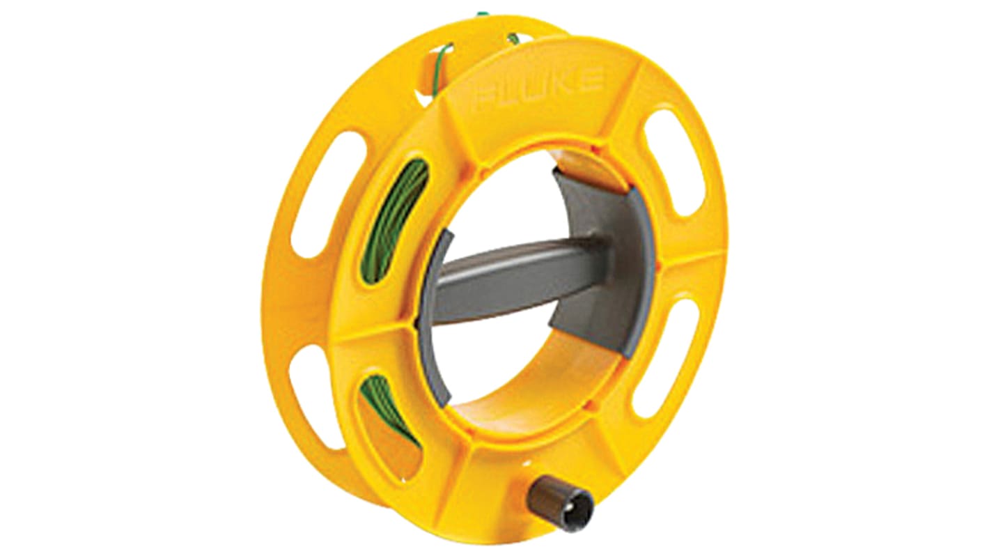Fluke CABLE REEL 25M GR Ground Earth Cable Reel, For Use With 1623 Series, 1625 Series