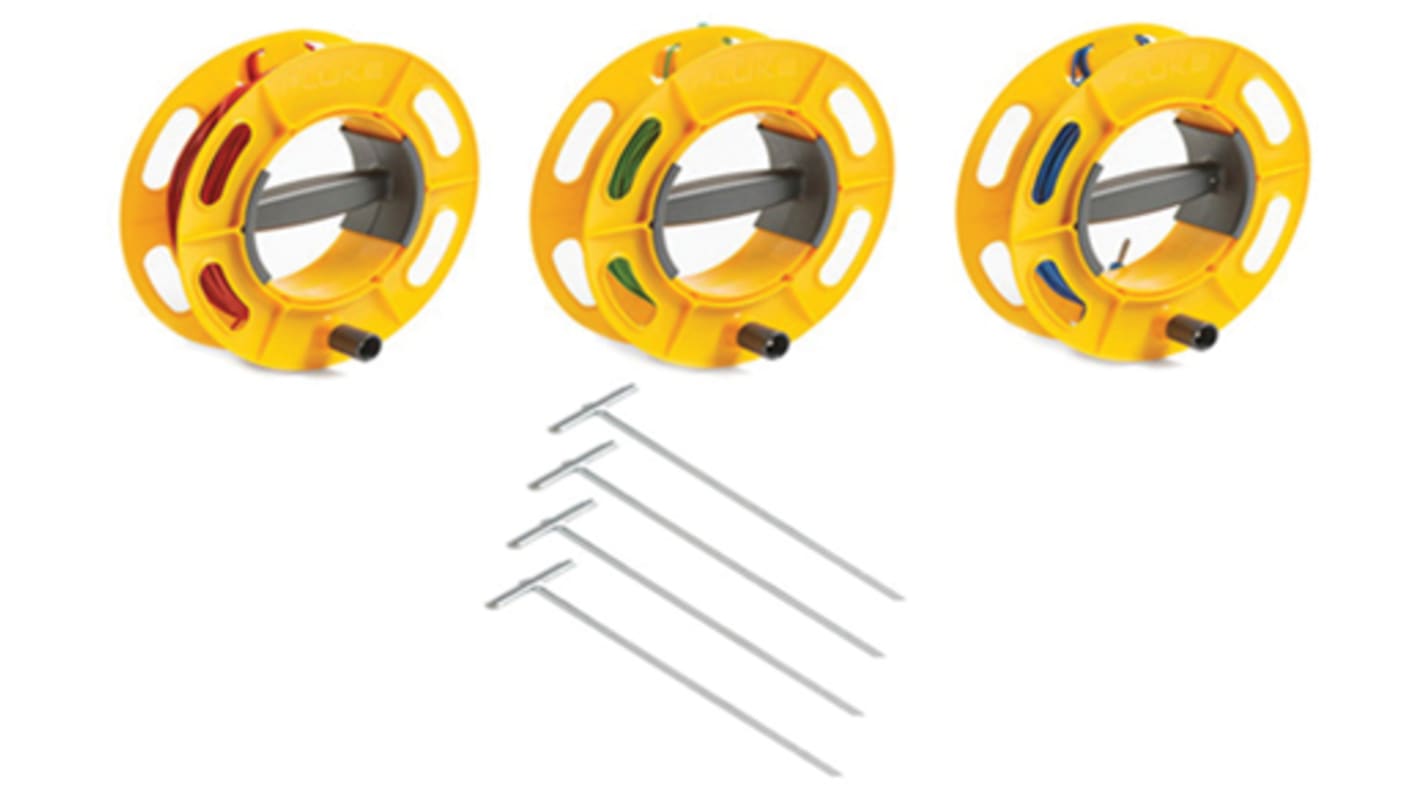 Fluke ES-162P4-2 4-Pole Stake Kit, For Use With Fluke 1623-2 & Fluke 1625-2