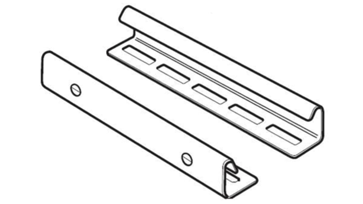 Legrand Medium Duty Coupler Set Pre-Galvanised Steel Cable Tray Accessory, 25mm Depth