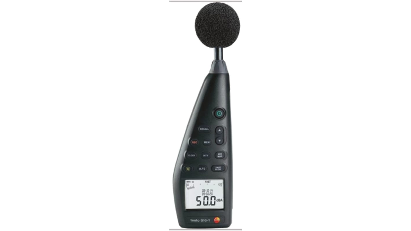 【あすつく】 Testo | 8170 0563 騒音計 最大：130dB 最小：30dB C A, 816-1 環境測定器