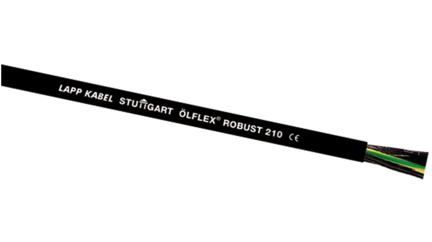 Lapp ÖLFLEX ROBUST 210 Steuerkabel, 7-adrig x 0,75 mm² Schwarz, 50m, 18 AWG