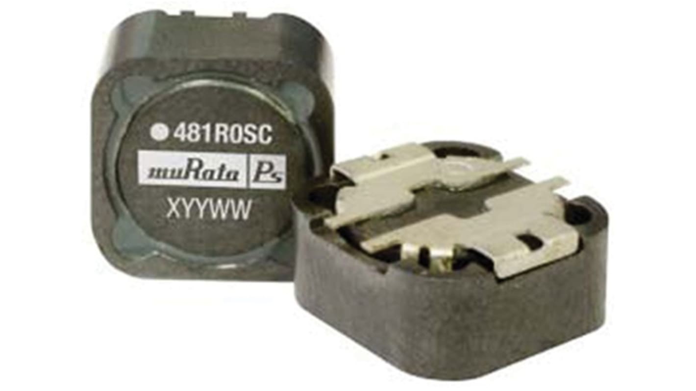 Murata, 4800S, 48100SC Shielded Wire-wound SMD Inductor 10 μH ±20% Wire-Wound 4.5A Idc Q:32