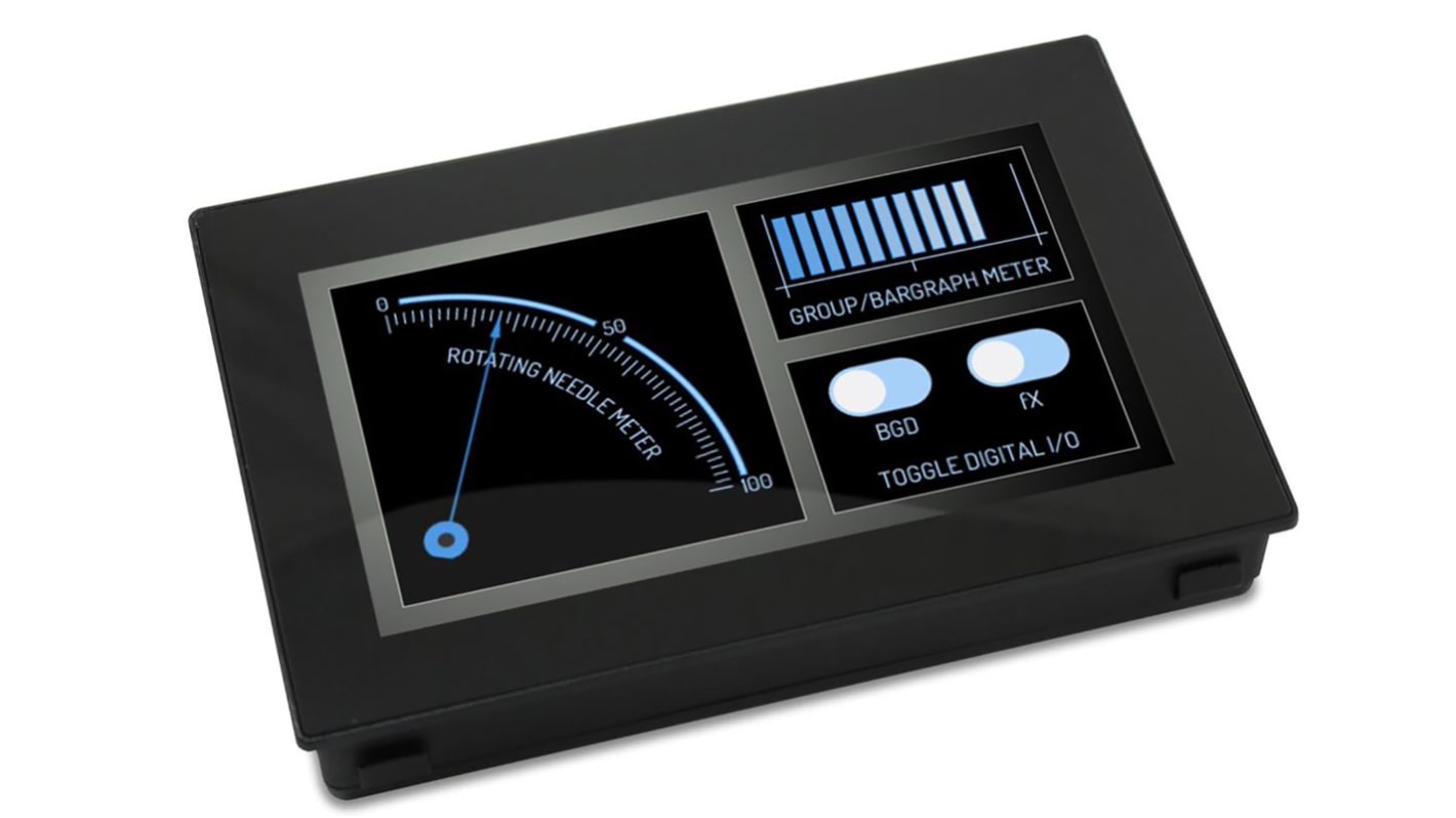 Lascar PanelPilotACE TFT Digital Panel Multi-Function Meter for Current, Voltage, 77mm x 116mm